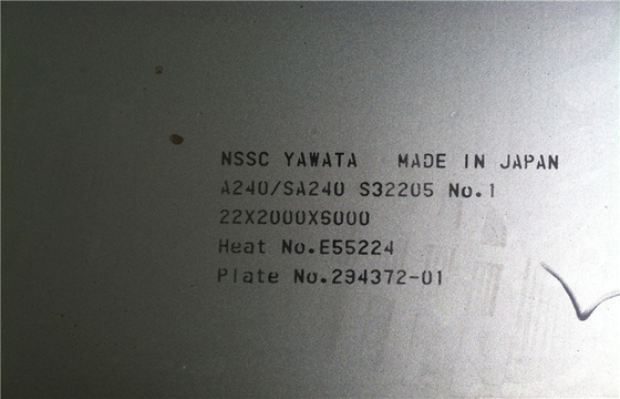 Двухшпиндельная ранг S31803/S32205 плиты нержавеющей стали