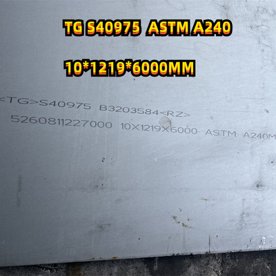 Горячекатаный химический состав 40.0mm технических спецификаций плиты нержавеющей стали S40975