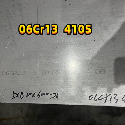 Металл 60mm плиты нержавеющей стали SS410S ASTM A240 410S 06Cr13 X6Cr13