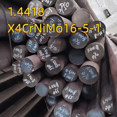 EN 1.4418 DIN X4CrNiMo16-5-1 165M Горячо прокатаная кованая круглая штанга из нержавеющей стали SS Rod 80MM
