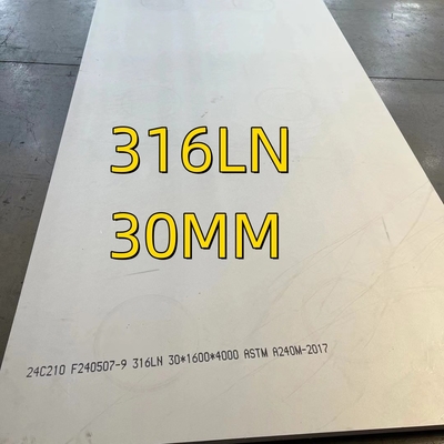 316LN (1.4429) в пластинах: 1000 x 1000 x 14 UNS S31653 Нержавеющая сталь Плита для травматических ногтей