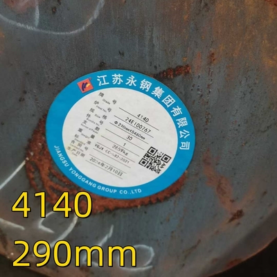 AISI 4140 Scm440 42CrMo4 1.7225 QT горячекатаная кованая стальная сплав круглый стержень OD 290mm
