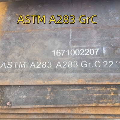 ASTM A283 класс C 1500x6000x25 мм горячо прокатаная пластина MS из углеродистой стали