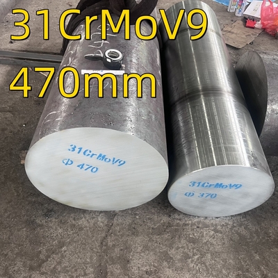 Нитрирующая сталь Круглый стержень D 470 мм Материал 1.8519 31crmov9 Qt кованая стальная стержня