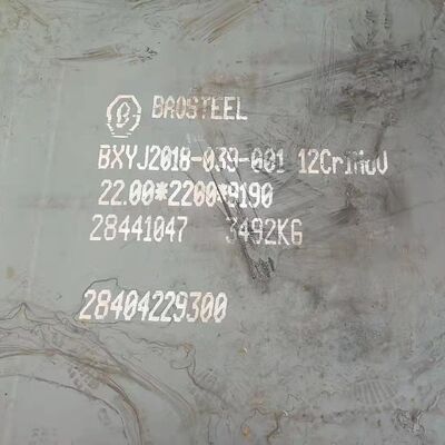 Теплоустойчивый Астм Стандарт 12cr1mov Горячее проката 12cr1mov Сплавная пластина 3,0*1500*6000