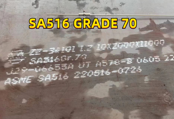 Водораспределительная стенка ASTM A516 GR70 16mm боилера и сосуда под давлением стальная