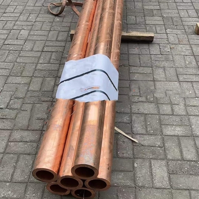 ASTM B280 99,9% Красная медная водяная труба C11000 Размер 9,5 мм 29swg 16mm 24swg Воздушный теплообменник для конденсатора