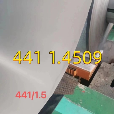 Aisi 441 1.4509 0,8 мм Лист из нержавеющей стали 2D Поверхность 1220*2440 мм Для автомобильной промышленности