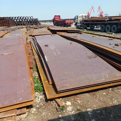 Высокопрочная сталь AH36 ПЛАТКА СИЗОЙ: 50mmT x 2438mmW x 1500mmL Судовой стальной пластины CCS LR BV Класс Для морской