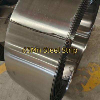 EN10132-4 C67S GB/T1222 65Mn 1,0*16mm Стальная полоса Прочность на растяжение LC Высокоуглеродистая стальная полоса Белая отделка