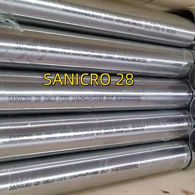 SANICRO 28 UNS N08028/W. Nr. 1.4563 SMLS трубы сплав28 трубы из нержавеющей стали 114*5*6000