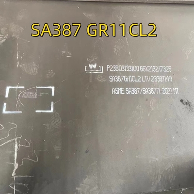 ASTM SA/A387 GR11 CL2 Лист из сплавной стали 6000 x 2000 x 10 мм Стальная плита для котловых сосудов под давлением