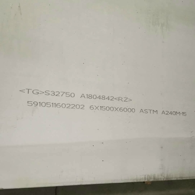 1500*6000мм Длина S32750 2507 Супердуплексная стальная плита DIN1.4410 Нержавеющая стальная плита