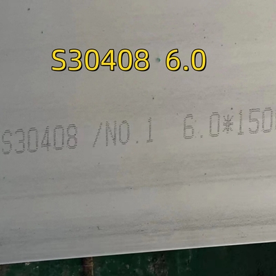 ASTM A240 TP304 S30408 1.4301 Плиты из нержавеющей стали NO.1 Поверхность 1500x3000 мм Размер