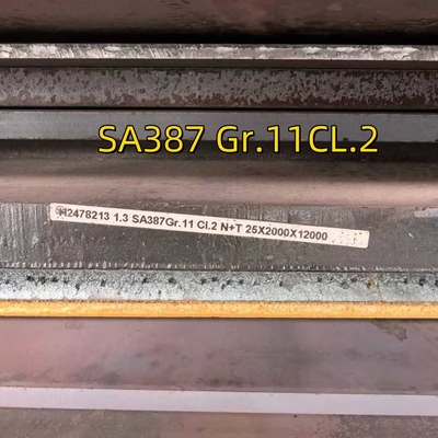 SA387 Gr.11CL.2 Котловая стальная плита 25*2000*12000MM Хромная мелкая сплавная стальная плита