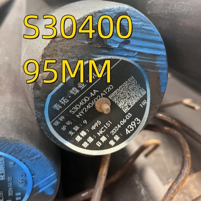 SS 304 Нержавеющая сталь Круглый штанга горячо проката S30400 1.4301 SUS Soild Rod 95mm
