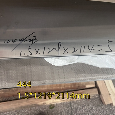 EN1.4376 SUS444 Плоский лист из нержавеющей стали 444 # 2,5 X 1220 X 3000 мм