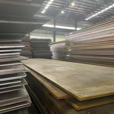 Astm A283 Степень C Горяче прокаленный углеродный сталь листовая пластина Металл гладкая поверхность 8.0 * 2000 * 6000 мм с Mtc En 10204 Тип 3.1