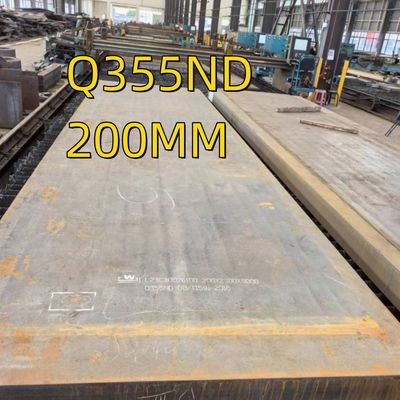 S355JR Q355B Пластина из низкоуглеродистой сплавной стали с горячим прокатами 35*2500*10000 мм