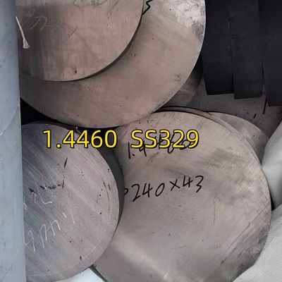 AISI 329 1.446 / S32900 Нержавеющая сталь Круглый стержень Твердость 275        325 HB Грубая обработка до OD 108