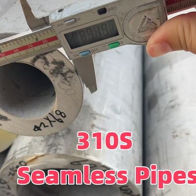Труба бесшовная из нержавеющей стали SUS310S OD102MM ID 58MM для полого вала ASTM A312 TP310S