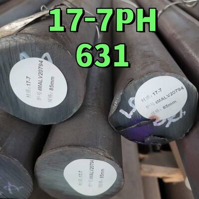 SS 17-7PH Тип AISI 631 UNS S17700 Нержавеющая сталь сплошной пруток Термически упрочненный H900