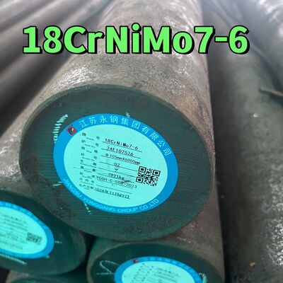 Горячекатаный круглый пруток из легированной стали 18Crnimo7-6, эквивалент 1.6587 18NCD6, диаметром 105 мм, мягко отожженный