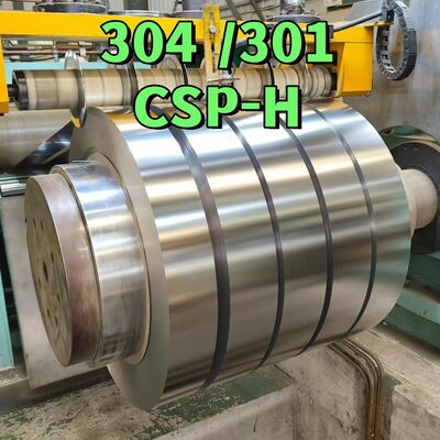 Пружинная нержавеющая сталь SUS 301 CSP-H, полностью закаленная, толщиной 0,1-3,0 мм, с обрезанной кромкой
