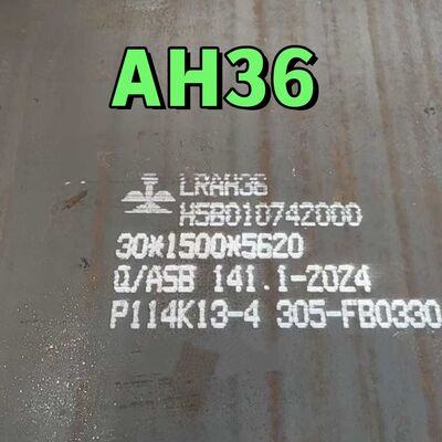DH36 Стальная плита судостроения с прочностью 355MPa и испытанием на удар