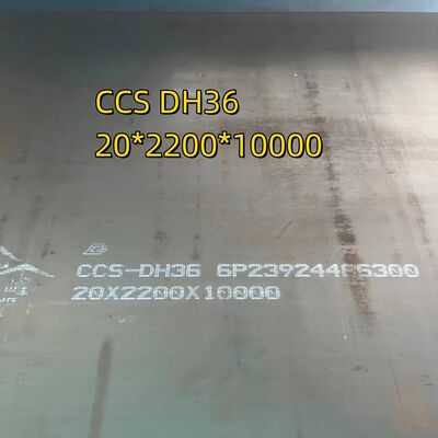 DH36 Стальная плита судостроения с прочностью 355MPa и испытанием на удар