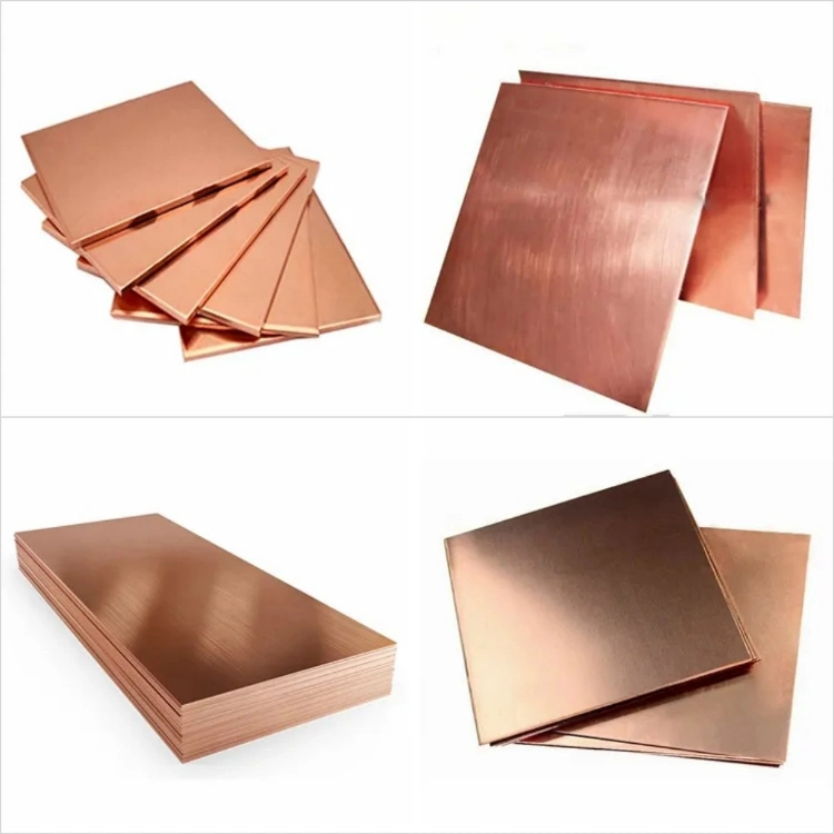 2400mm Wide Large Size 1.2mm 1.5mm Thickness Pure Copper Flat Sheet Copper Plate