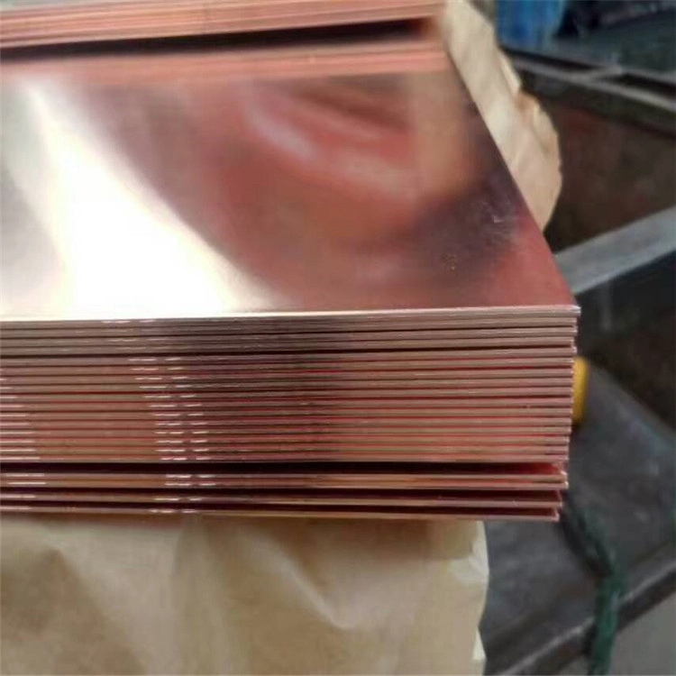 2400mm Wide Large Size 1.2mm 1.5mm Thickness Pure Copper Flat Sheet Copper Plate