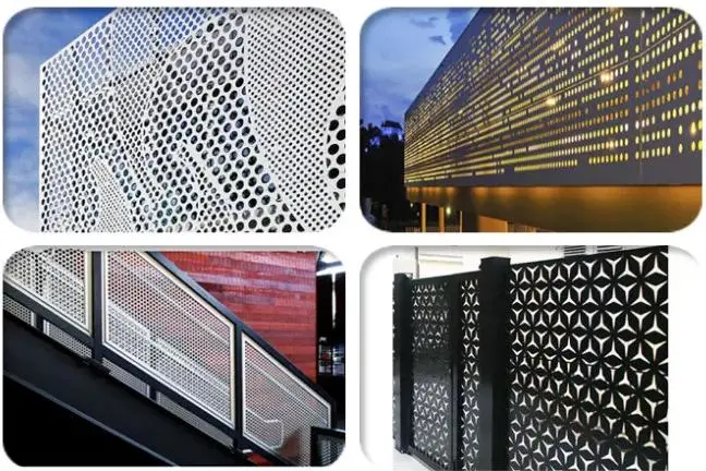 304 /430 Stainless Steel Perforated Metal Mesh Sheet Peforated Steel Screen Plate