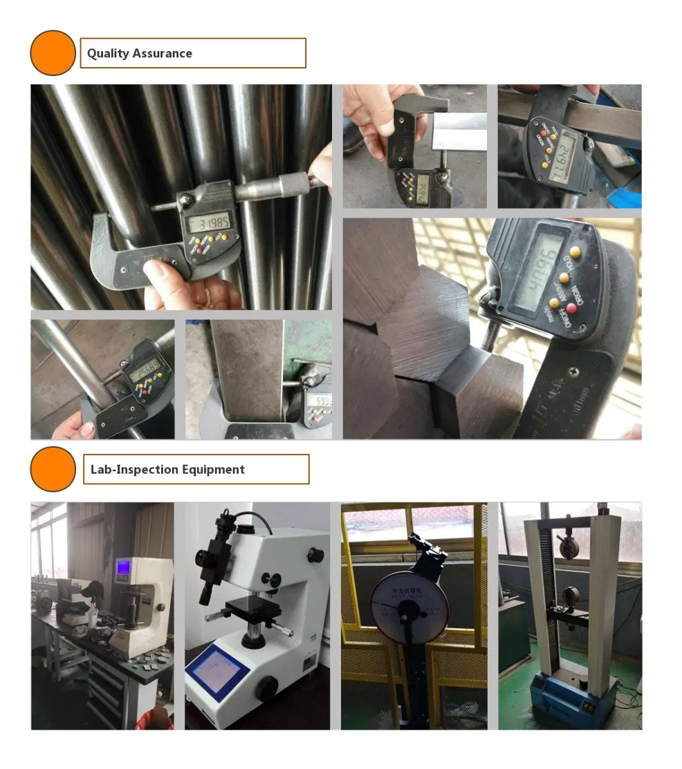SAE1045 Круглый стержень Углеродистая сталь Холодный шестеренковый / круглый / плоский штанга 2